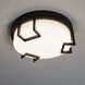 Beaumont LED 12 inch Textured Bronze Flush Mount Ceiling Light