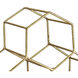 Angular Study Gold Wine Rack