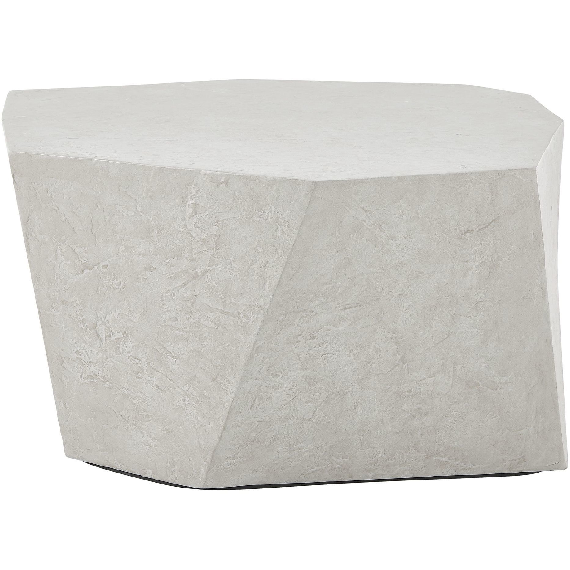 Parra 38 X 15 inch Natural Limestone Outdoor Coffee Table