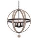 Harper 6 Light 25 inch Florence Gold Pendant Ceiling Light