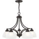 Somerset 5 Light 25 inch English Bronze Dinette Chandelier Ceiling Light