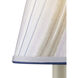 Marble Paper Lilac and Blue Agate 5 inch Tapered Chandelier Shade