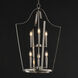 Arden 6 Light 20 inch Satin Nickel Multi-Light Pendant Ceiling Light