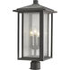 Aspen 3 Light 22.44 inch Oil Rubbed Bronze Outdoor Post Mount Fixture