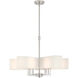 Rubix 5 Light 26 inch Brushed Nickel Chandelier Ceiling Light