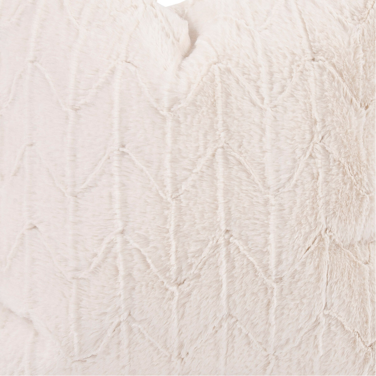 Puff Angora Natural Scroll Chair with Cover