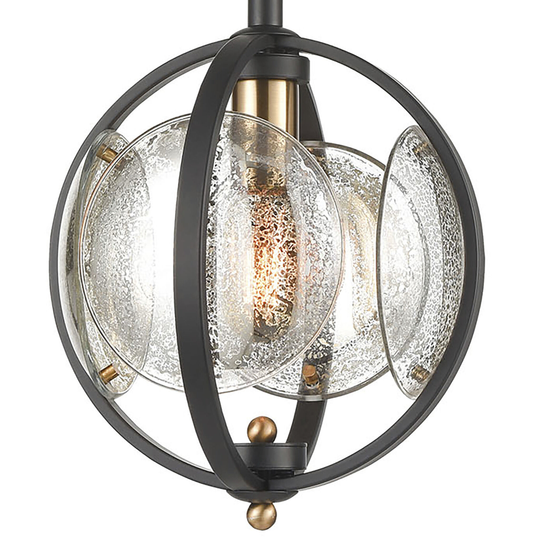 Oriah 1 Light 10 inch Matte Black Mini Pendant Ceiling Light