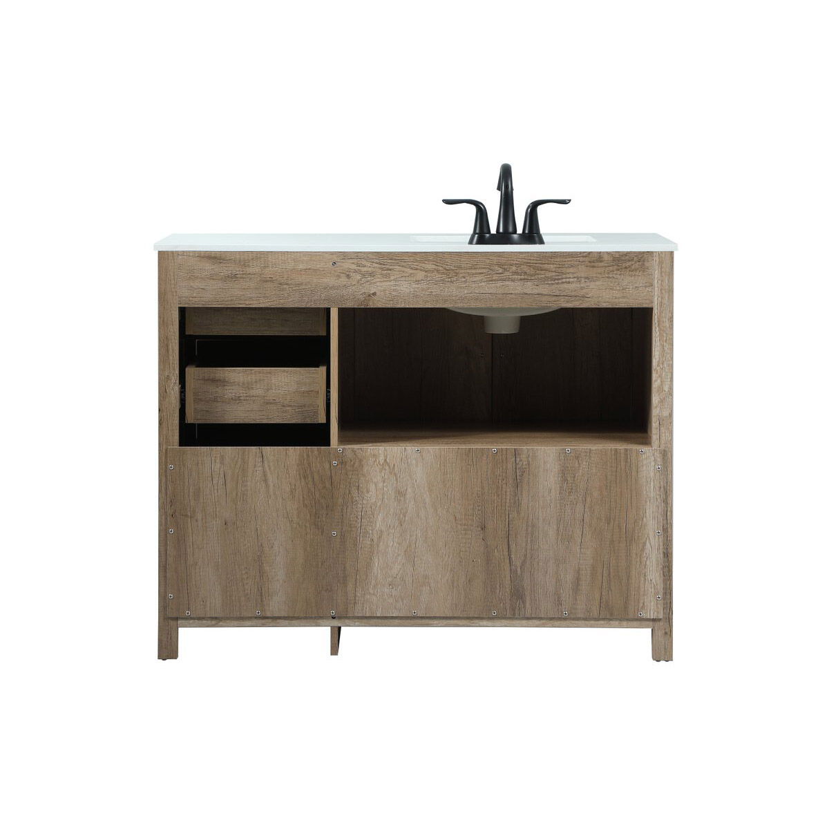 Grant 42 X 19 X 34 inch Natural Oak Vanity Sink Set
