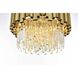 Willow 4 Light 16 inch Satin Gold Flush Mount Ceiling Light