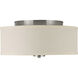 Mark LED 13 inch Brushed Nickel Flush Mount Ceiling Light, Progress LED