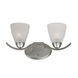 Signature 2 Light 16.25 inch Brushed Nickel Vanity Light Wall Light