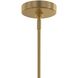 Rigsby 6 Light 40 inch Brushed Gold Chandelier Ceiling Light