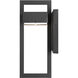Luttrel LED 11.75 inch Black Outdoor Wall Light
