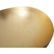 Luna Bella 72 inch 9 watt Weathered Brass Torchiere Floor Lamp Portable Light