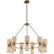 Harlowe 18 Light 40 inch Winter Brass Chandelier Ceiling Light