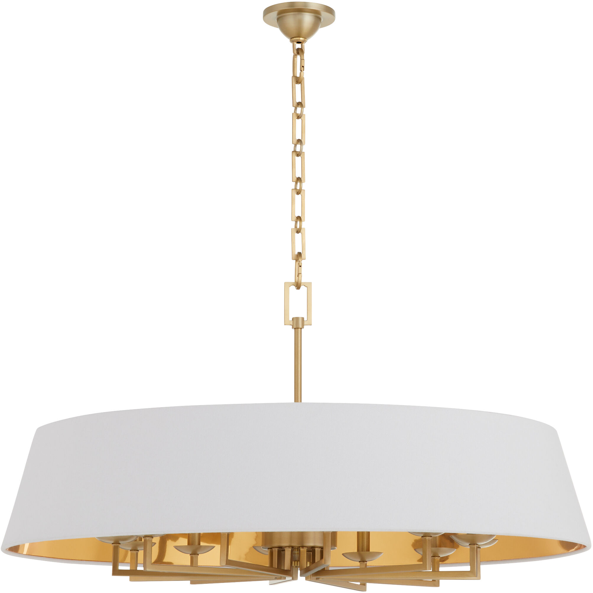Karnes 12 Light 36 inch Aged Brass Pendant Ceiling Light