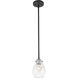 Kraken 1 Light 5.25 inch Matte Black and Brushed Nickel Pendant Ceiling Light