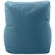 Seascape Turquoise Outdoor Pouf Chair Cover