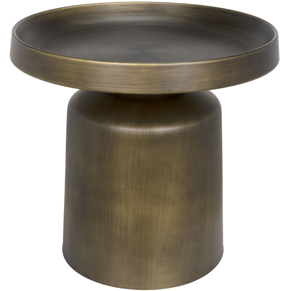 Lee 19 X 19 inch Aged Brass Side Table