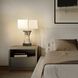 Torque 20 inch 9 watt Satin Nickel and Espresso Table Lamp Portable Light