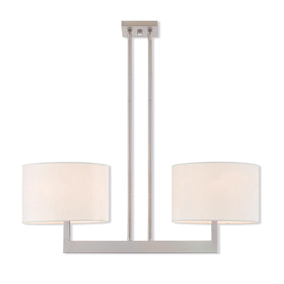 Hayworth 2 Light 30 inch Brushed Nickel Linear Chandelier Ceiling Light