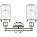 Dover 2 Light 15.5 inch Polished Nickel Bath Vanity Light Wall Light in Seedy