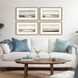 Paragon Blue and Green and Brown Framed Art