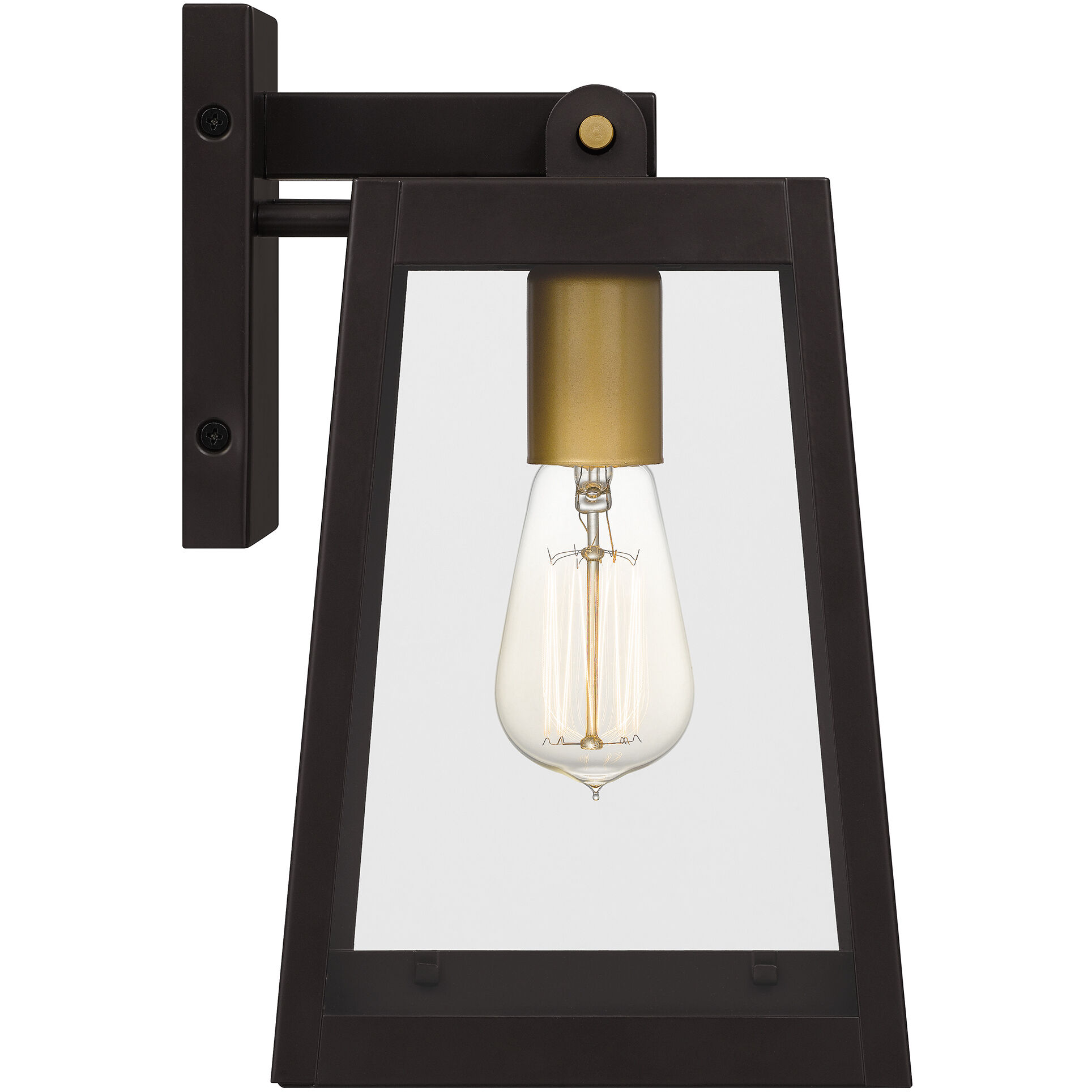 Amberly Grove 1 Light 12 inch Western Bronze Outdoor Wall Lantern