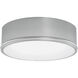 Getty 2 Light 12 inch Brushed Nickel Flush Mount Ceiling Light