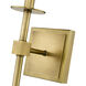 Camila 1 Light 5.5 inch Rubbed Brass Wall Sconce Wall Light