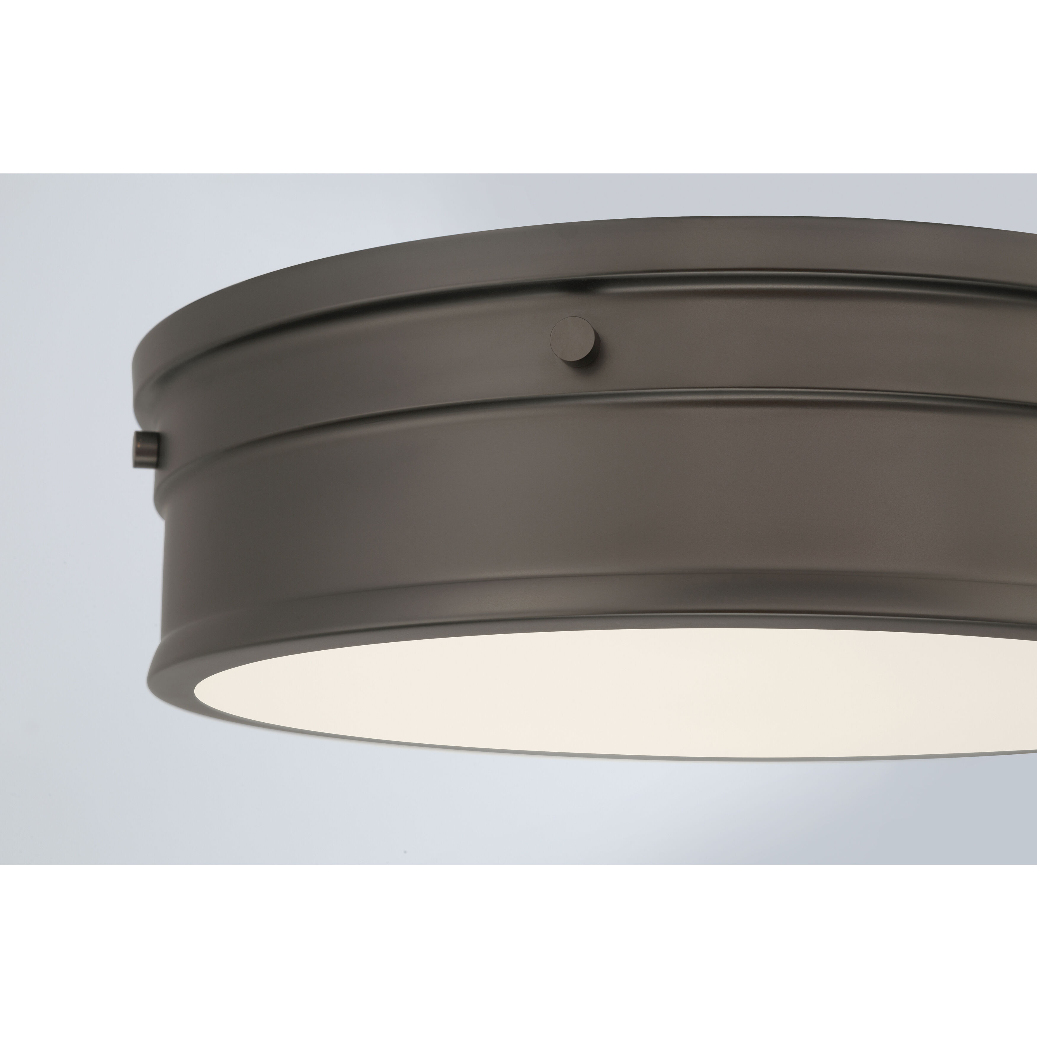 Marnex LED 13 inch Plated Dark Bronze Flush Mount Ceiling Light