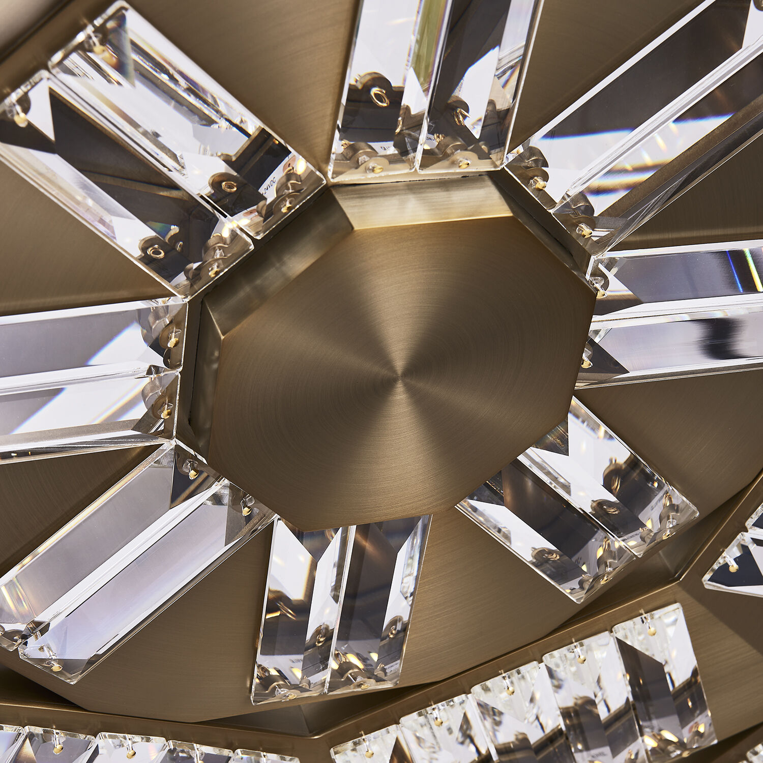 Tempo 38 inch Winter Brass Pendant Ceiling Light