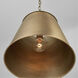Welker 1 Light 16 inch Aged Brass Pendant Ceiling Light