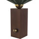 Furrow 13.5 inch 60 watt Pine Green Table Lamp Portable Light