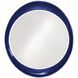 Ellipse 39 X 35 inch Navy Mirror
