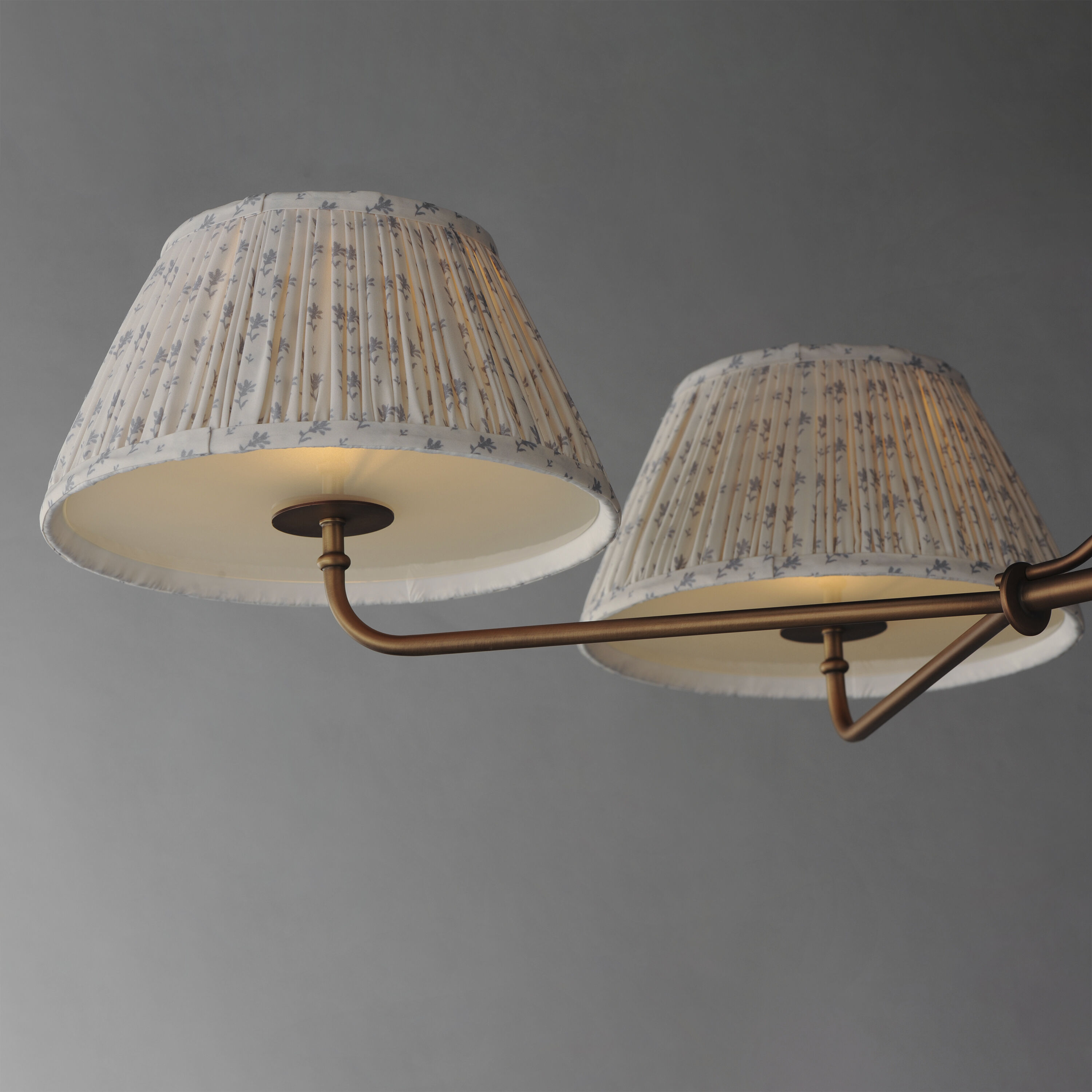 Dunbridge 4 Light 62 inch Weathered Brass Linear Pendant Ceiling Light