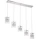 Politan 5 Light 40 inch Chrome Pendant Ceiling Light