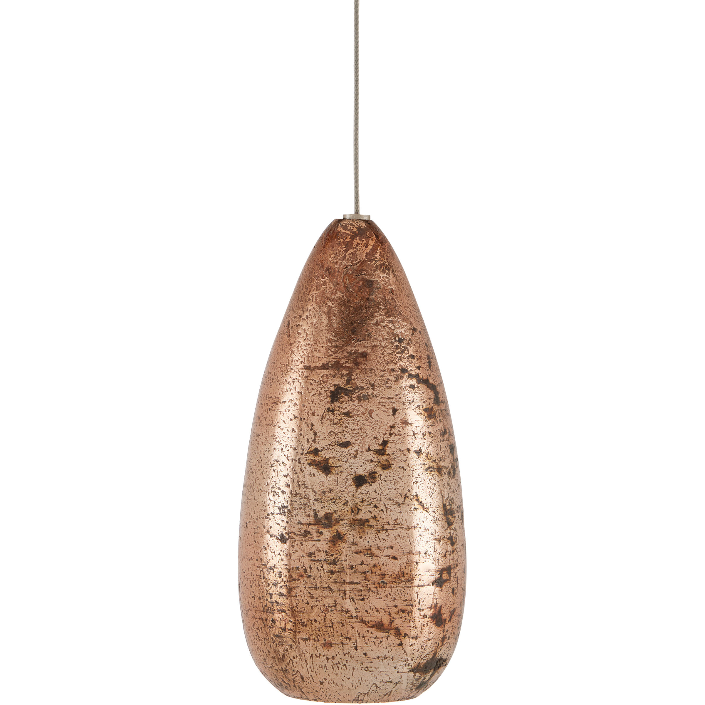 Rame 7 Light 15 inch Copper/Silver/Painted Silver Multi-Drop Pendant Ceiling Light