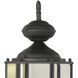 Brentwood 1 Light 25.75 inch Black Outdoor Wall Sconce