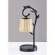Ivy 14.75 inch 50 watt Black Candlewarmer Lamp Portable Light, Simplee Adesso