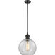 Ballston Athens LED 8 inch Oil Rubbed Bronze Pendant Ceiling Light in Clear Glass, Ballston