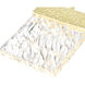 Carolina LED 1 inch Gold Leaf Down Mini Pendant Ceiling Light