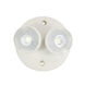 Aaliyah 1 Light White Exit / Emergency Ceiling Light