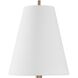 Riccardi 38 inch 100 watt Moss Green Glaze and Antique Brass Table Lamp Portable Light