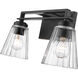 Lyna 2 Light 16 inch Matte Black Vanity Wall Light