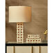 Aarna 26.5 inch 150 watt Natural and Ivory Table Lamp Portable Light