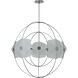 Astra 10 Light 49.5 inch Sterling Pendant Ceiling Light, Large