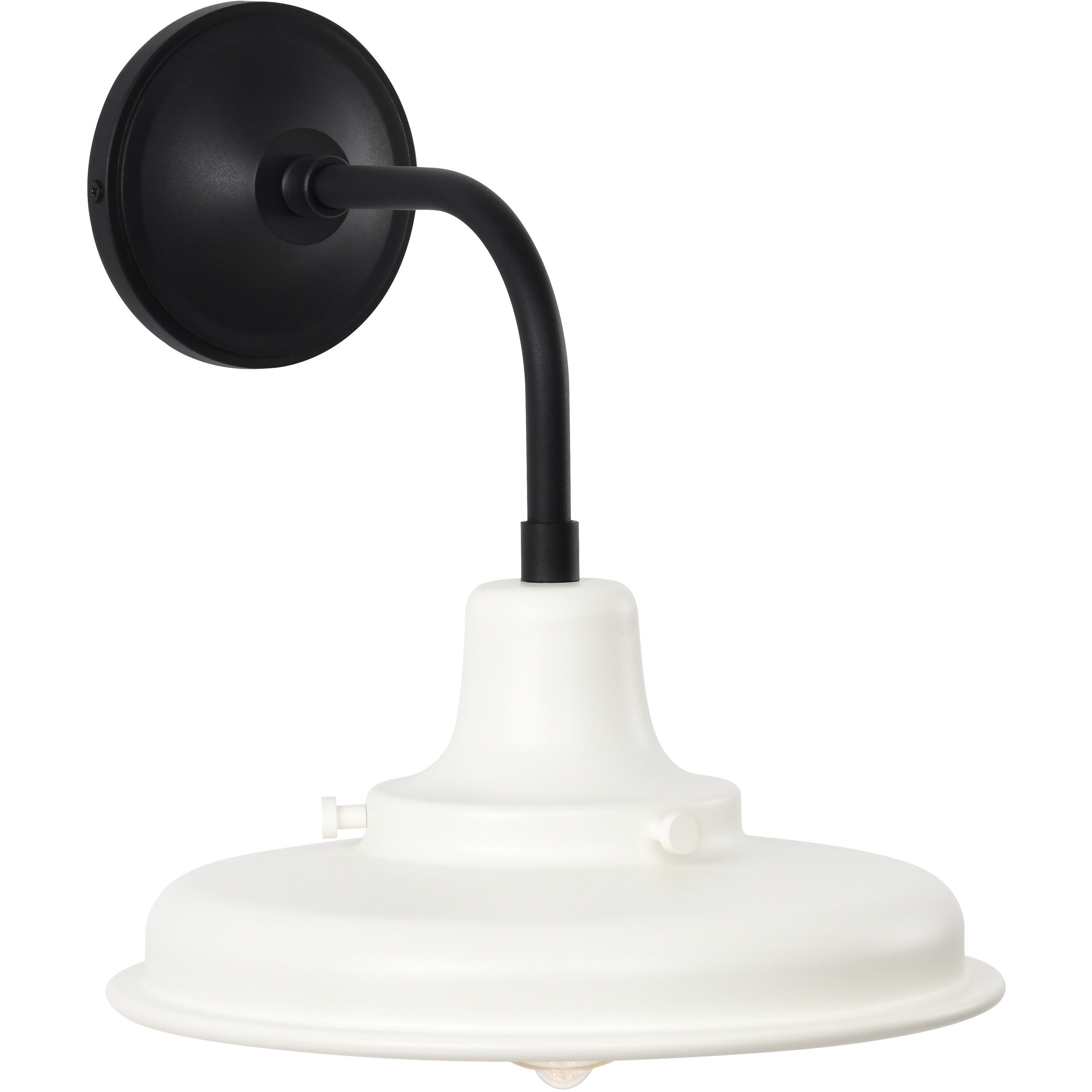Morris 13.38 inch Black Outdoor Wall Light