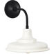 Morris 13.38 inch Black Outdoor Wall Light