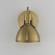 Dusk 1 Light 6 inch Satin Brass Bath Vanity Wall Light